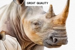 watercolor cute African Baby Rhinoceros, Safari Animals clipart, sublimation nursery drawing African Baby Rhinoceros Safari Animals Clipart Savanna PNG Image Watercolor  Transparent Print invitation t-shirt designs sublimation kids printable digital