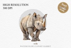 watercolor cute African Baby Rhinoceros, Safari Animals clipart, sublimation nursery drawing African Baby Rhinoceros Safari Animals Clipart Savanna PNG Image Watercolor  Transparent Print invitation t-shirt designs sublimation kids printable digital