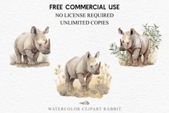 watercolor cute African Baby Rhinoceros, Safari Animals clipart, sublimation nursery drawing African Baby Rhinoceros Safari Animals Clipart Savanna PNG Image Watercolor  Transparent Print invitation t-shirt designs sublimation kids printable digital