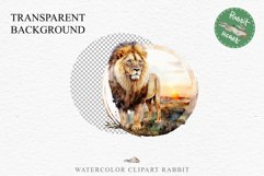 African Lion Safari Animals Clipart Wild Cats Savanna PNG Image Watercolor  Transparent Print for invitation t-shirt designs sublimation kids printable digital watercolor African Lion, Safari Animals clipart, sublimation nursery drawing, Savanna baby lion