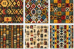 African Tribal Patterns Digital Paper Bundle Product Image 2