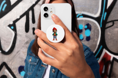 Cute Christmas Kids Clipart | Children in Streetwear PNG Product Image 3