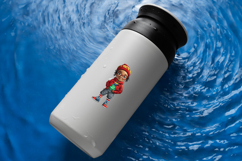 Cute Christmas Kids Clipart | Children in Streetwear PNG Product Image 5