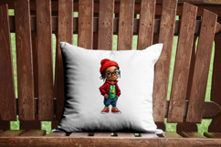 Cute Christmas Kids Clipart | Children in Streetwear PNG Product Image 9