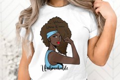 Addison&#039;s Disease Awareness Afro Strong Woman Unbreakable Product Image 1
