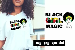 Black History, Afro Woman Silhouette SVG, Messy Bun Afro