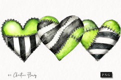 Green Heart Clipart | Halloween PNG Product Image 1
