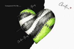 Green Heart Clipart | Halloween PNG Product Image 2