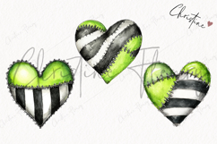 Green Heart Clipart | Halloween PNG Product Image 3