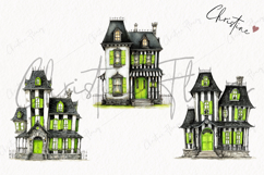 Whimsical Haunted House Clipart | Halloween PNG Product Image 3