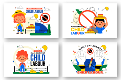10 World Day Against Child Labour Illustration Product Image 2