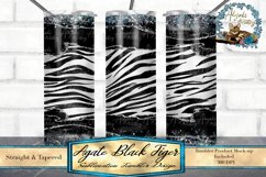 This is a agate black and white tiger tumbler design. This is a seamless tumbler wrap sized to fit 20oz skinny tumblers.