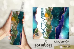 Nurse life XMAS agate tumbler wrap sublimatiion design png Product Image 2