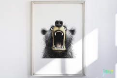 Aggressive Animals Head Clipart Product Image 2