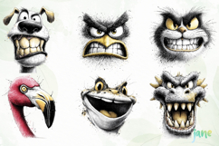 Aggressive Animals Head Clipart Product Image 4