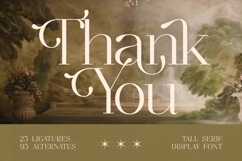 Agiantie - Tall Serif Display Font Product Image 20