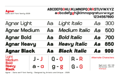 Agnar - Sans serif font family Product Image 3