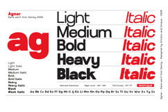 Agnar - Sans serif font family Product Image 5