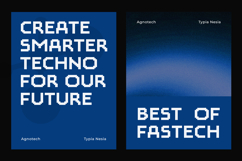Agnotech - Modern Futuristic Dot Pixel Sans Font Product Image 12