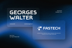 Agnotech - Modern Futuristic Dot Pixel Sans Font Product Image 8