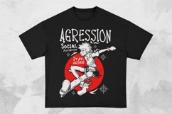 Agression Punk Street T shirt Design