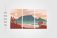 view of table mountain south africa poster Product Image 1