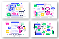 10 AI Chatbot Service Illustration Product Image 3