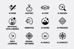 AI Icons Artificial Intelligence Product Image 1