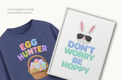 78 Easter Crochet PNG Bundle, Cute Knitted Animals Product Image 3