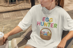 73 Easter Crochet PNG Clipart, Knitted Bunny, Chick &amp; Egg Product Image 7