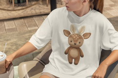 79 Easter Crochet PNG Bundle, Cute Knitted Animals Clipart Product Image 7