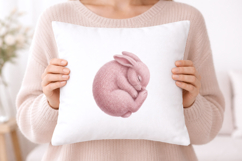 79 Easter Crochet PNG Bundle, Cute Knitted Animals Clipart Product Image 9