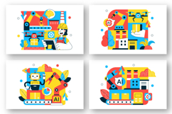 10 AI Robotics In Industry Illustration Product Image 3