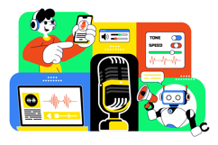 10 AI Voice Generator Tools Illustration Product Image 4