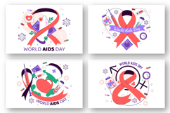 10 World AIDS Day Illustration Product Image 2