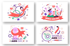 10 World AIDS Day Illustration Product Image 3