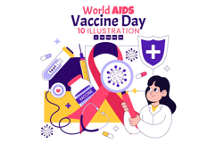 10 World AIDS Vaccine Day Illustration Product Image 1
