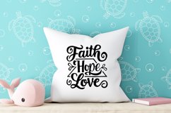 Faith hope love quote Svg Png Product Image 3