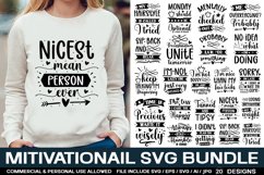 Motivational Svg Bundle, Sarcastic Quotes Svg Bundle Product Image 1