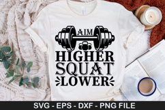 Workout SVG Design - Be Stronger Than Your Excuses Product Image 2