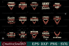 Air Force SVG Bundle Cut File, Independence Day Svg, Product Image 1