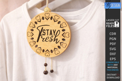 Air Freshener Laser Cut | Car Charm | Hanging Decorations Product Image 1