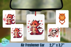 Air Freshener Car | Valentine's sublimation Product Image 1