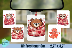 Air Freshener Car | Valentine's sublimation Product Image 1