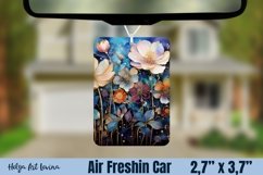 Air Freshener Car | 3D Flowers PNG Product Image 1