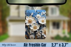 Air Freshener Car | 3D Flowers PNG Product Image 1
