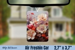 Air Freshener Car | 3D Flowers PNG Product Image 1