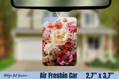 Air Freshener Car | 3D Flowers PNG Product Image 1