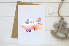 Air transport watercolor clipart Product Image 3