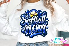 Softball Mom Airbrushed PNG Product Image 6